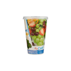 12 Oz Paper Juice Cup With Lid 25 Pieces - hotpackwebstore.com