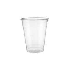12 Oz PET Clear Juice Cup 91 Diameter and Dome Lid with Hole (500 Pieces) 28th Anniversary Combo - hotpackwebstore.com - Plastic Products