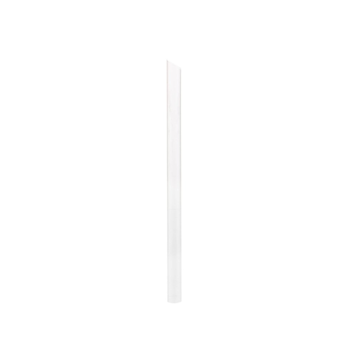 12mm Clear Straight Straw Clear Wrap 100 Pieces X 24 Packet - hotpackwebstore.com - Plastic Straws