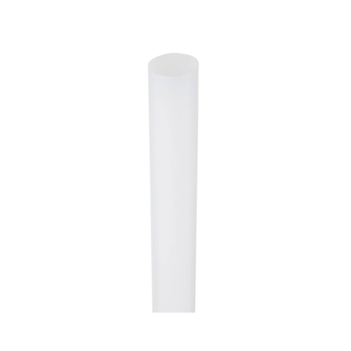 12mm Milky White Straight Straw Wrapped 100 Pieces x 24 Packet - hotpackwebstore.com - Plastic Straws