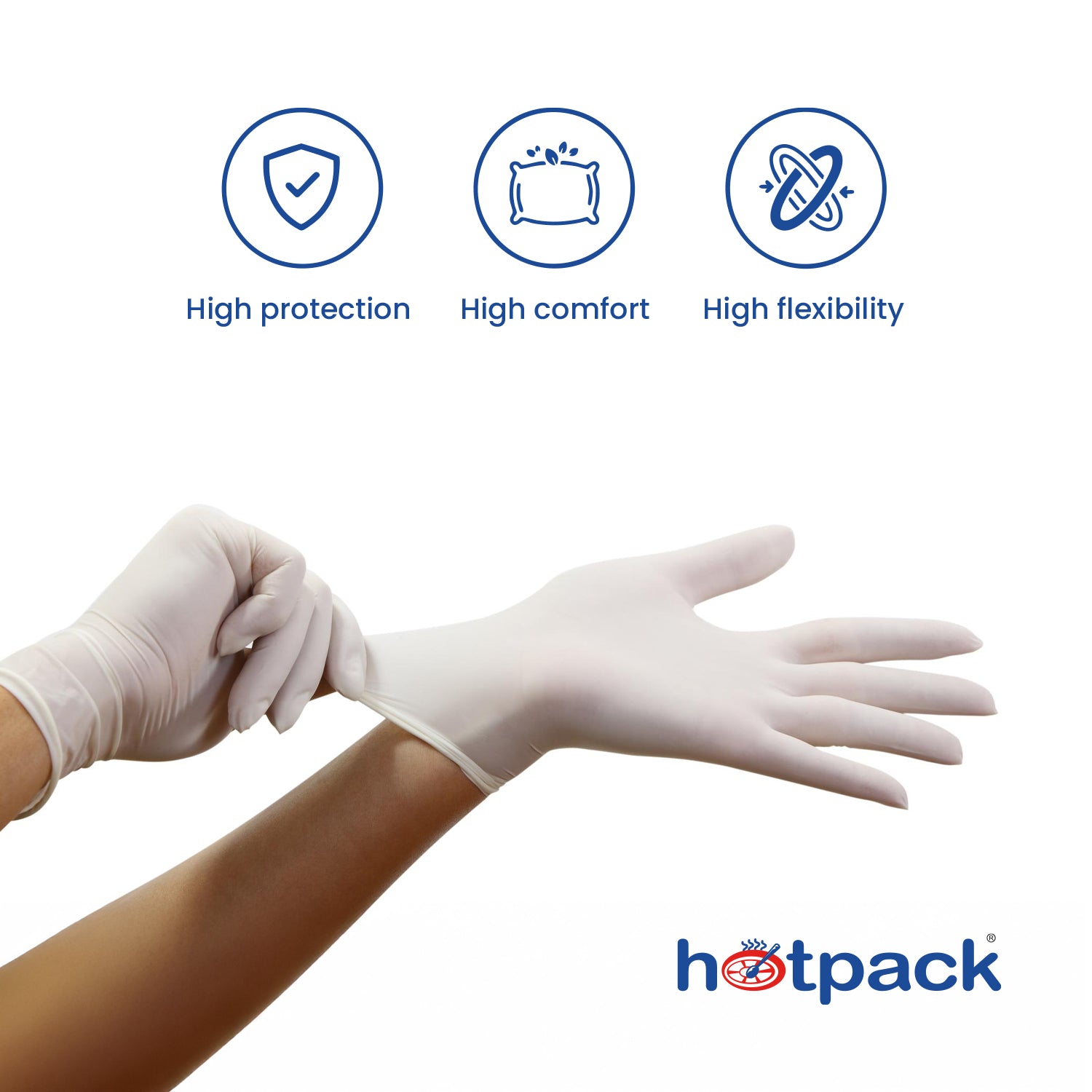 Powdered Latex Gloves - hotpackwebstore.com