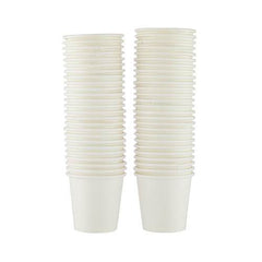 2.5 Oz White Single Wall Qahwa Paper Cups - hotpackwebstore.com