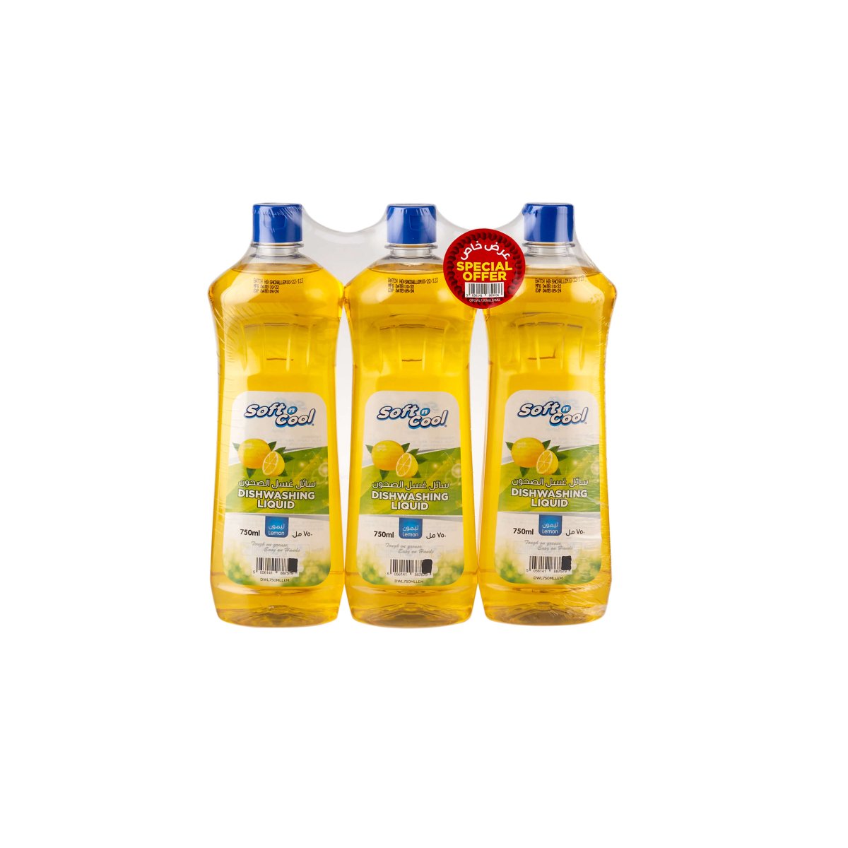 3 Piece Offer Pack Soft n Cool Dishwash Liquid - hotpackwebstore.com - Dishwash Liquids