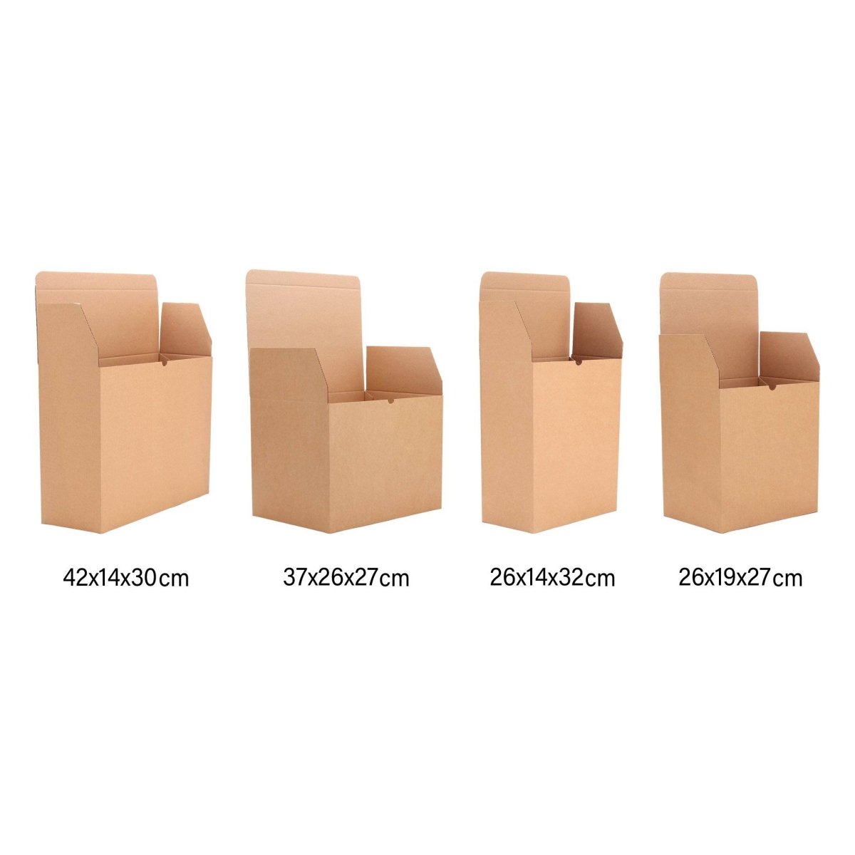3 - Ply Brown E - commerce Die Cut Boxes - hotpackwebstore.com - Corrugated Boxes