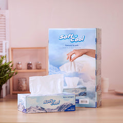 30 boxes Soft n Cool Facial Tissue 150 Sheets x 2 ply