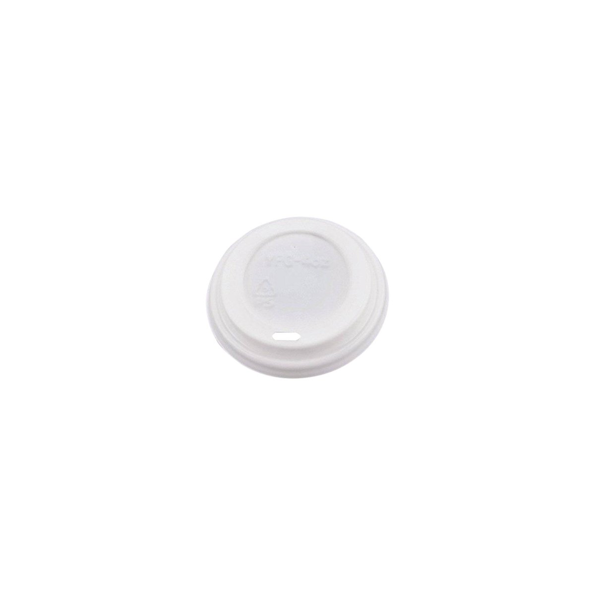 4 Oz White Lids for Paper Cups 1000 Pieces - hotpackwebstore.com - Lids