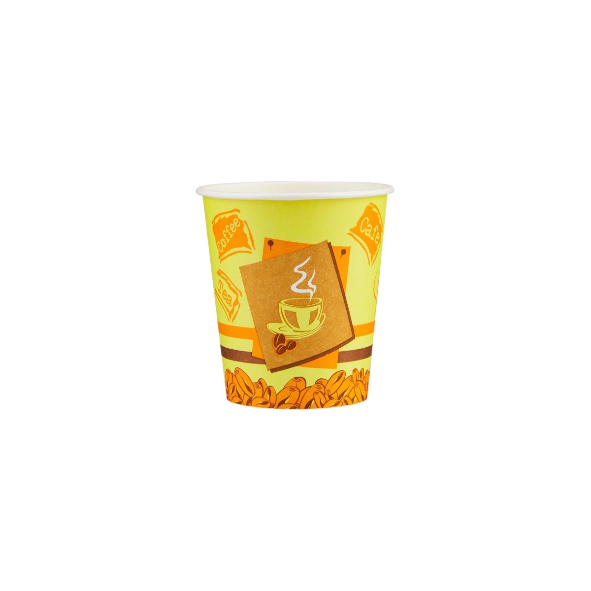 7 Oz Printed Single Wall Paper Cups - hotpackwebstore.com - Single Wall Paper Cups
