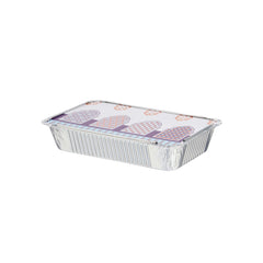 50 Pieces Offer Pack Aluminium Container With Arabic Theme Lid - hotpackwebstore.com