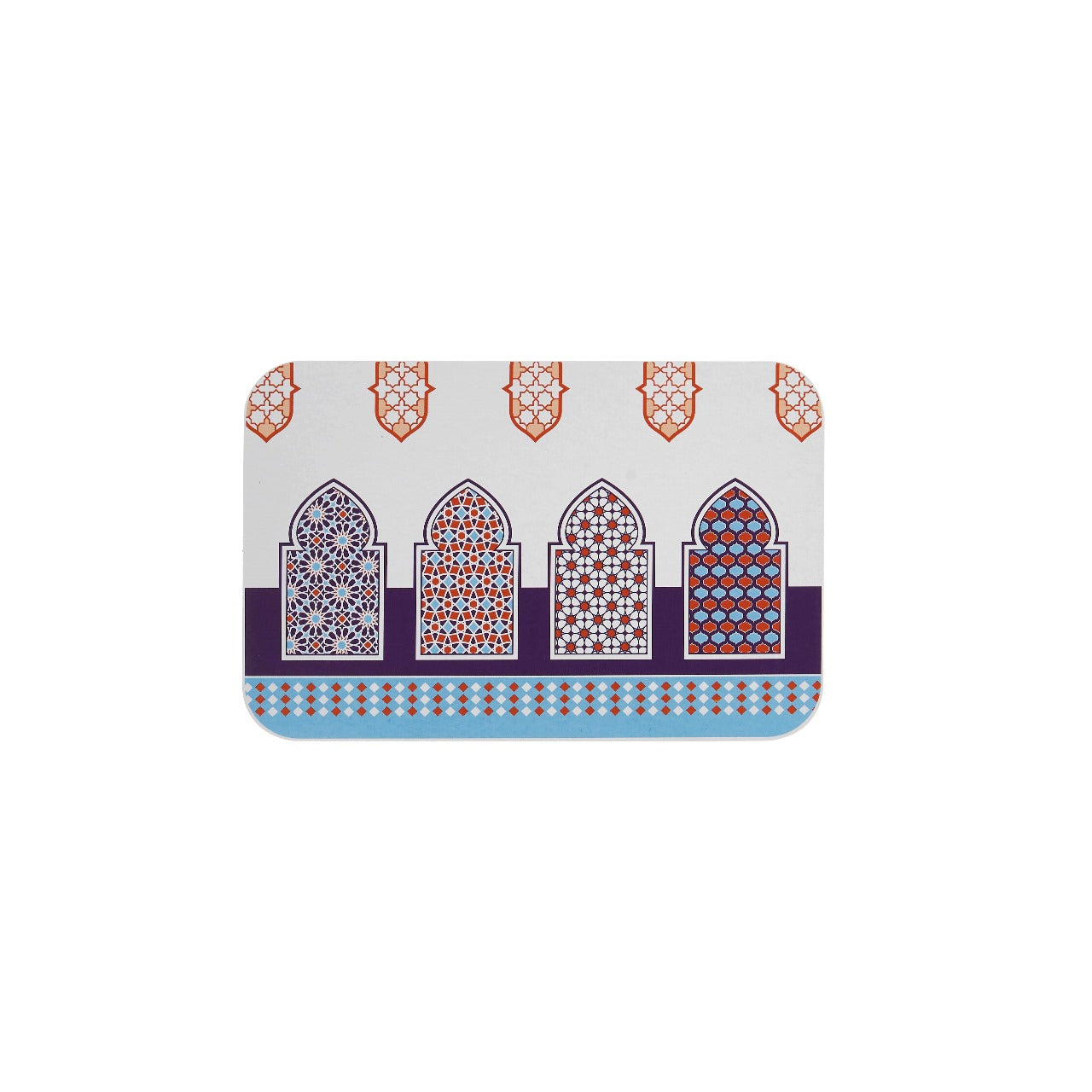 Aluminium Container Base with Ramadan Theme Lid 210x140x38mm (Economy) - hotpackwebstore.com