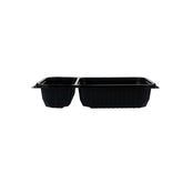 Black Microwave Container 2 Compartment