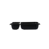 Black Microwave Container 3 Compartment