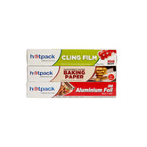 Special Offer Cling Film + Baking Paper + Aluminum Foil Roll Combo Pack - hotpackwebstore.com