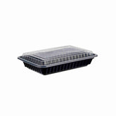 Black Base Heavy Duty Rectangular Container 28 oz | 300 Pieces - hotpackwebstore.com