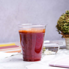 PET Clear Juice Cup 98 Diameter - hotpackwebstore.com