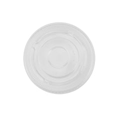 Flat Lid Without Hole for PET Juice Cup 12/16/20/24 Oz 98 Diameter