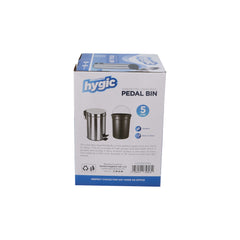 Hygic Stainless Steel Pedal Bin | Dust Bin - hotpackwebstore.com - Pedal Bin