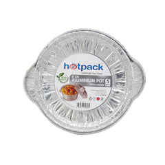 Aluminium Pot With Lid 5 pieces - hotpackwebstore.com