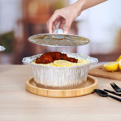 Aluminium Pot With Lid 5 pieces - hotpackwebstore.com