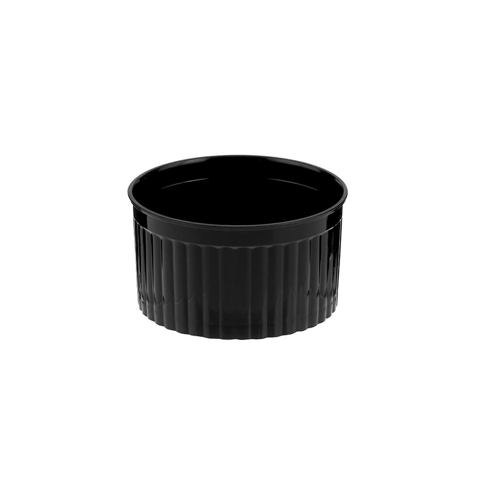 Black Ramekin Cup With Lid - hotpackwebstore.com