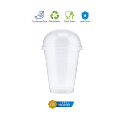 PET Clear Juice Cup 25 Pieces - hotpackwebstore.com