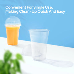 PET Clear Juice Cup 25 Pieces - hotpackwebstore.com