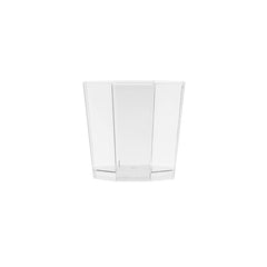 Clear Hexaganal Plastic Dessert Cup - hotpackwebstore.com
