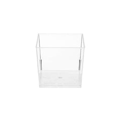 Clear Square Plastic Dessert Cup With Lid - hotpackwebstore.com