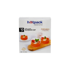 Clear Round Ramekin Plastic Cup - hotpackwebstore.com