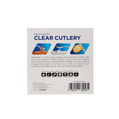 Heavy Duty Plastic Cutlery Set - hotpackwebstore.com