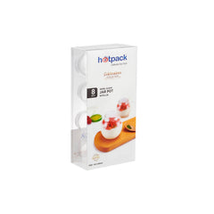 Clear Plastic Dessert Jar Pot With Lid - hotpackwebstore.com