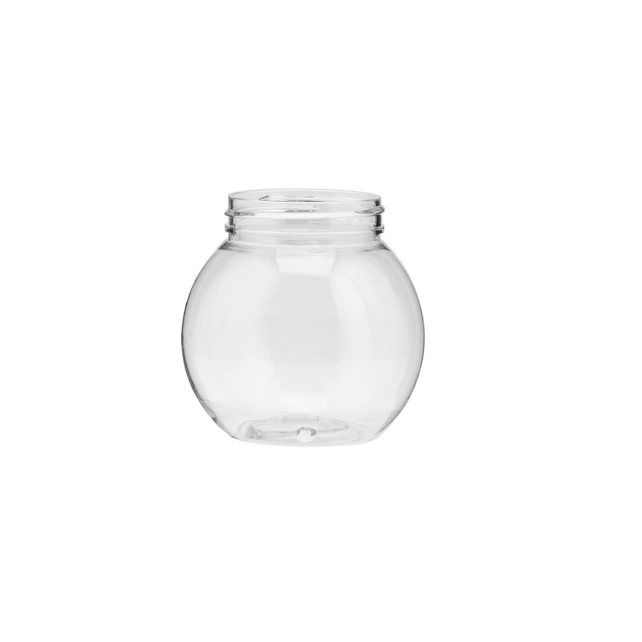 Clear Plastic Dessert Jar Pot With Lid - hotpackwebstore.com