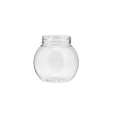 Clear Plastic Dessert Jar Pot With Lid - hotpackwebstore.com