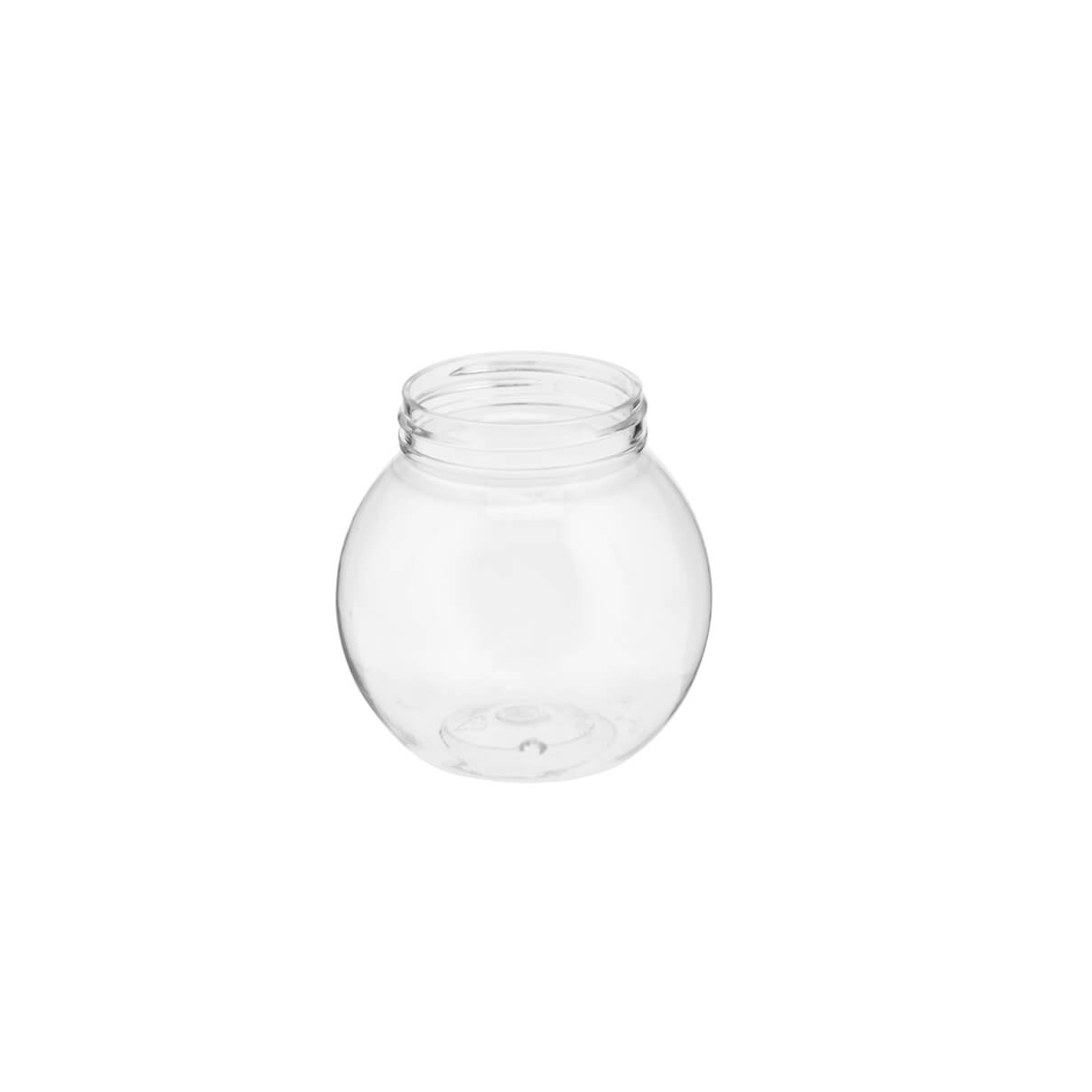 Clear Plastic Dessert Jar Pot With Lid - hotpackwebstore.com