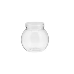 Clear Plastic Dessert Jar Pot With Lid - hotpackwebstore.com