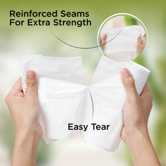 White Dust Bin Bag Roll - hotpackwebstore.com