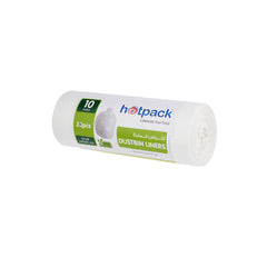 White Dust Bin Bag Roll - hotpackwebstore.com
