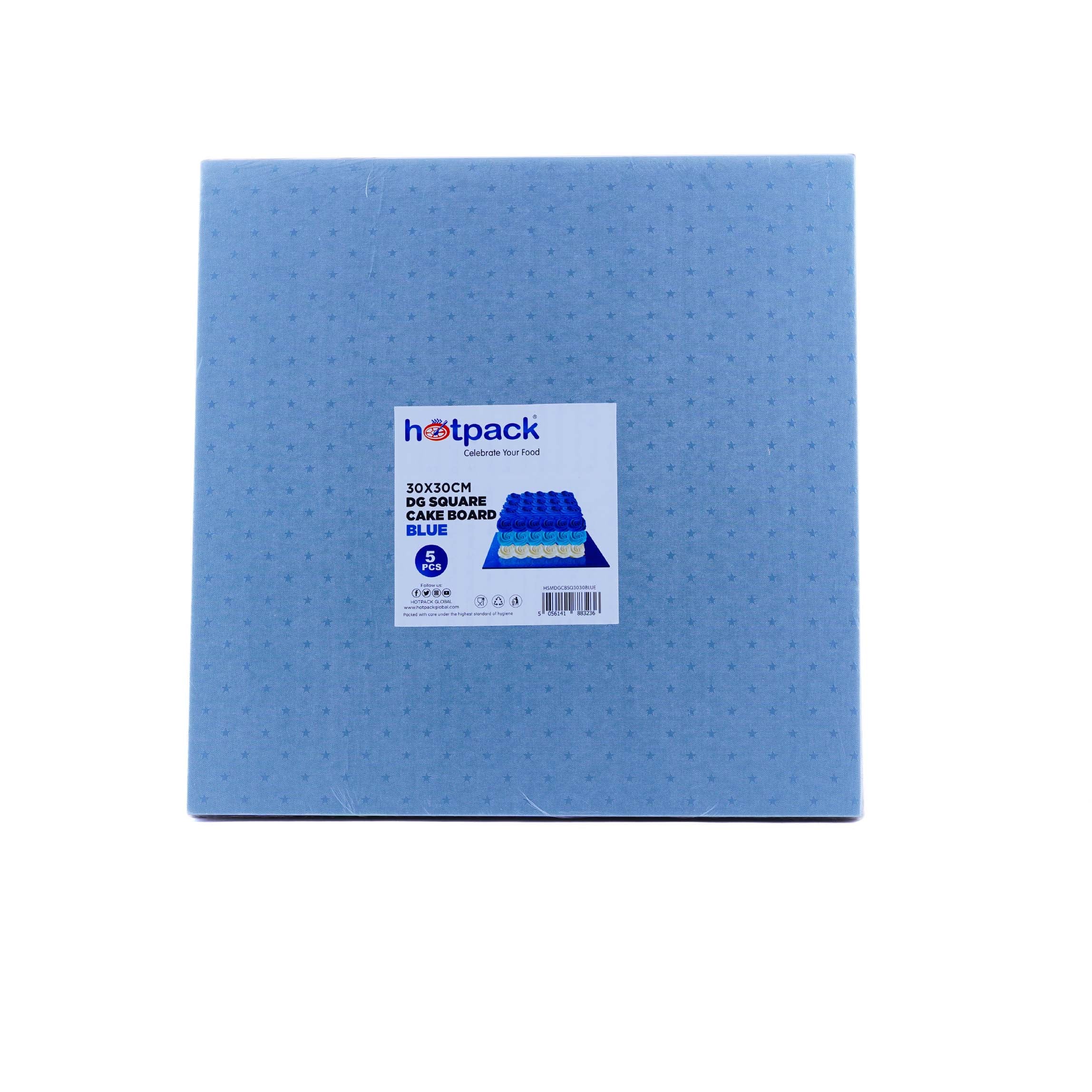 Square Cake Board 5 Pieces - hotpackwebstore.com - Baking & Decoration