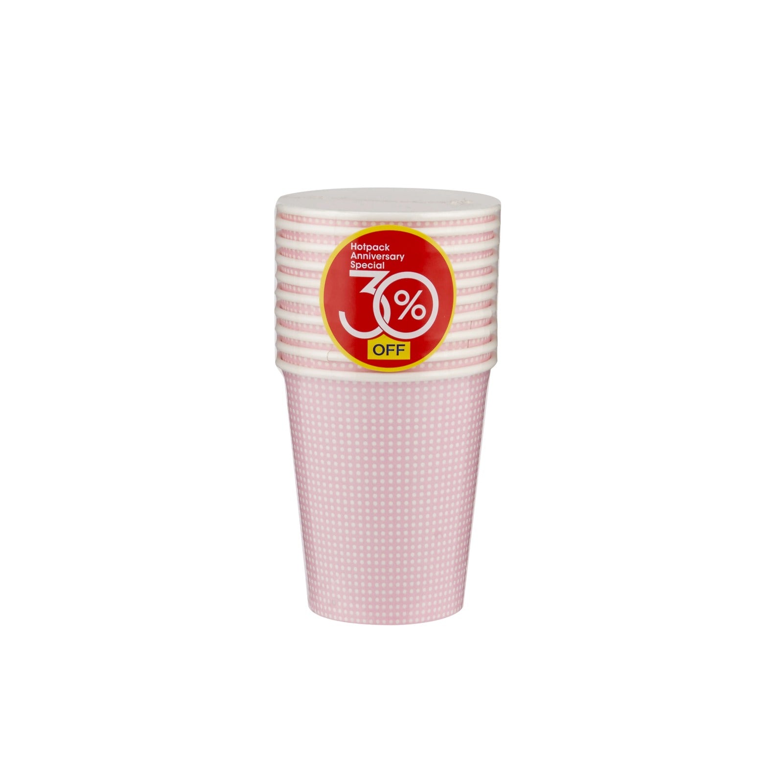 Dotted Design Heavy Duty Single Wall Paper Cups - hotpackwebstore.com