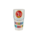 Happy Birth Day Theme Heavy Duty Single Wall Paper Cups - hotpackwebstore.com