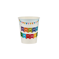 Happy Birth Day Theme Heavy Duty Single Wall Paper Cups - hotpackwebstore.com