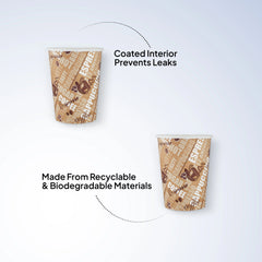 Single Wall Printed Paper Cup 20 Pieces - hotpackwebstore.com