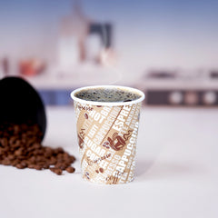 Single Wall Printed Paper Cup 20 Pieces - hotpackwebstore.com