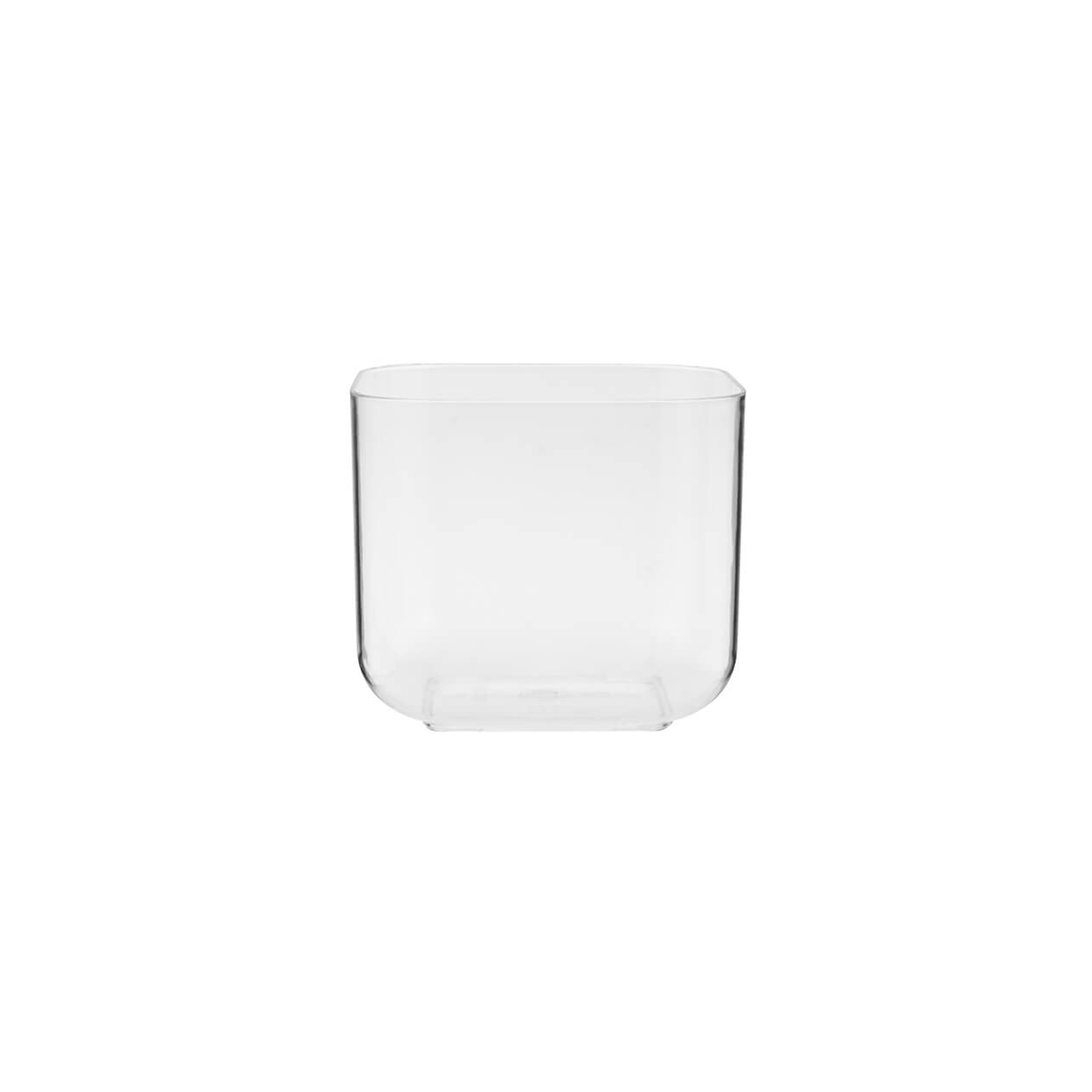 Clear Square Plastic Dessert Cup With Lid - hotpackwebstore.com