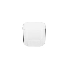 Clear Square Plastic Dessert Cup With Lid - hotpackwebstore.com