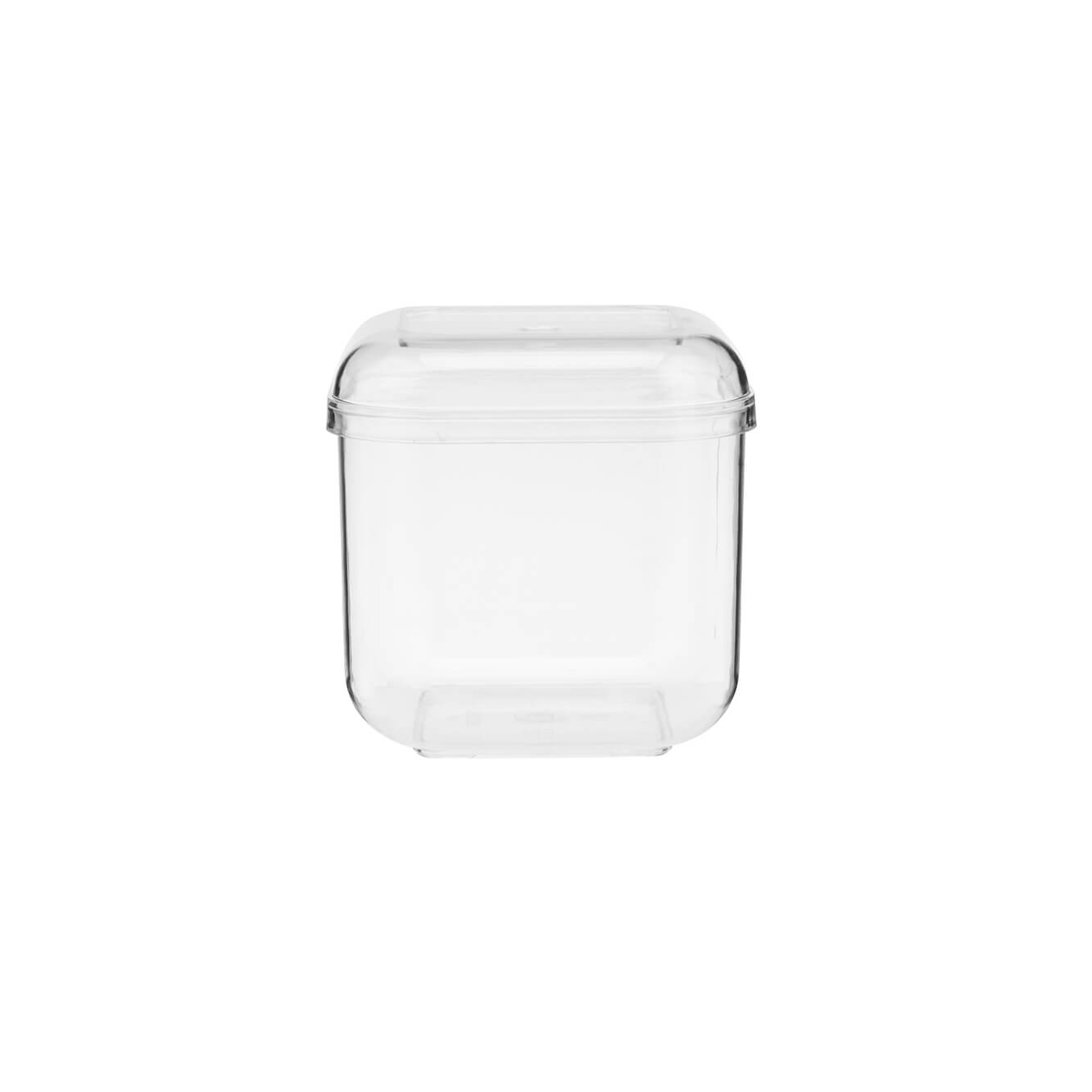Clear Square Plastic Dessert Cup With Lid - hotpackwebstore.com