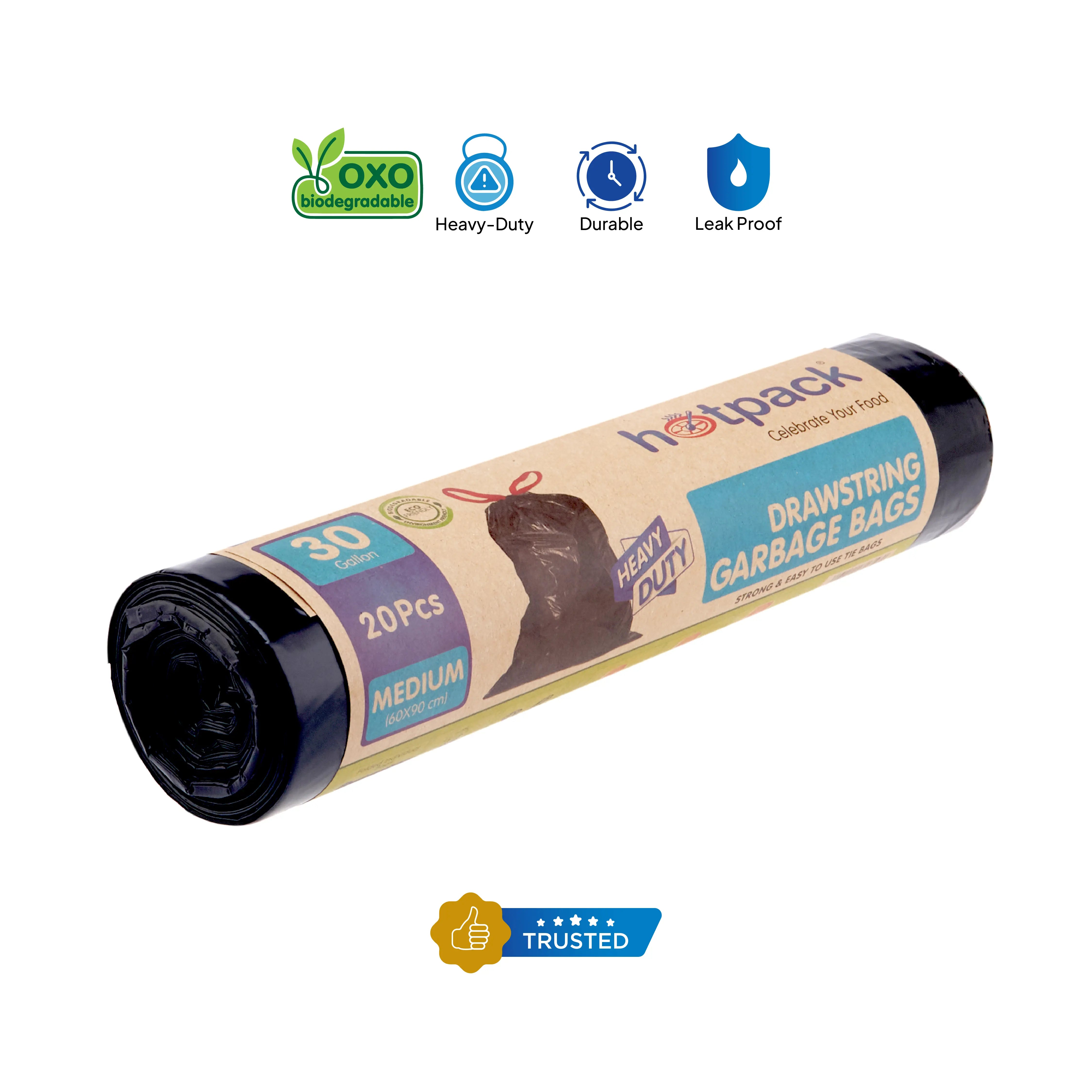 Drawstring Garbage Bag - hotpackwebstore.com