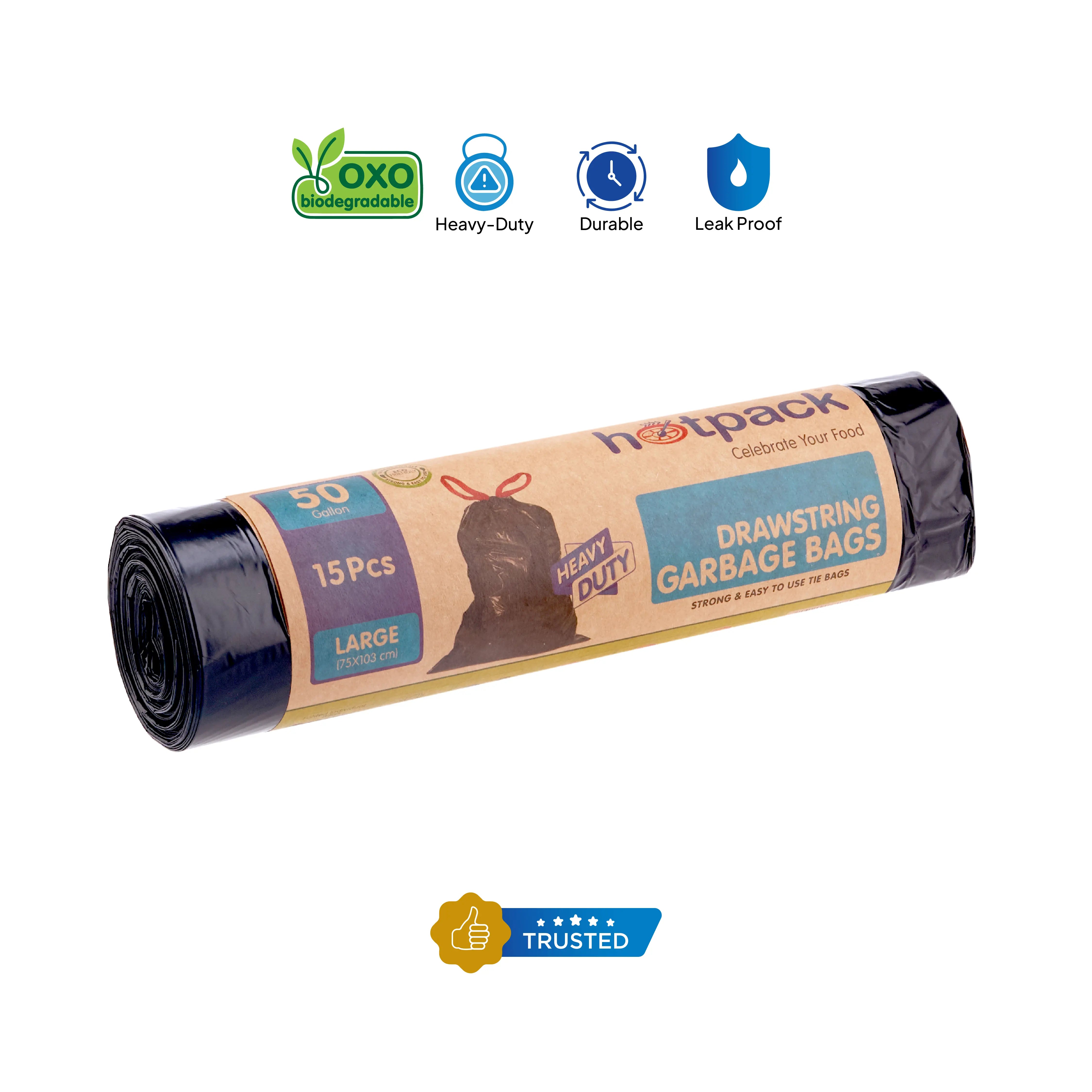 Drawstring Garbage Bag - hotpackwebstore.com