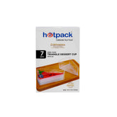 Triangle Clear Dessert Cup With Lid - hotpackwebstore.com