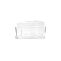 Triangle Clear Dessert Cup With Lid - hotpackwebstore.com