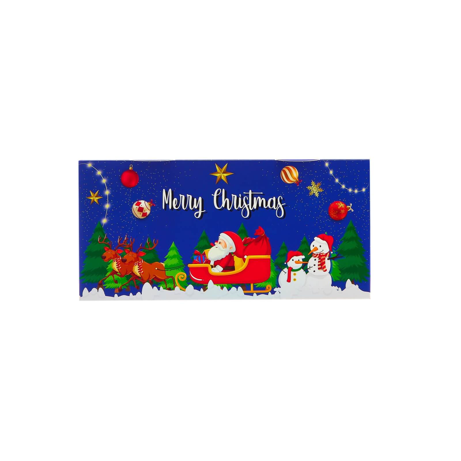 Christmas Cake Box with Window 5 Pieces - hotpackwebstore.com